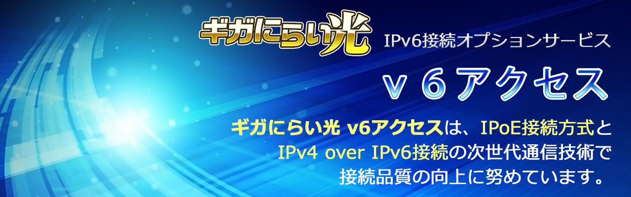 IPv6接続サービス